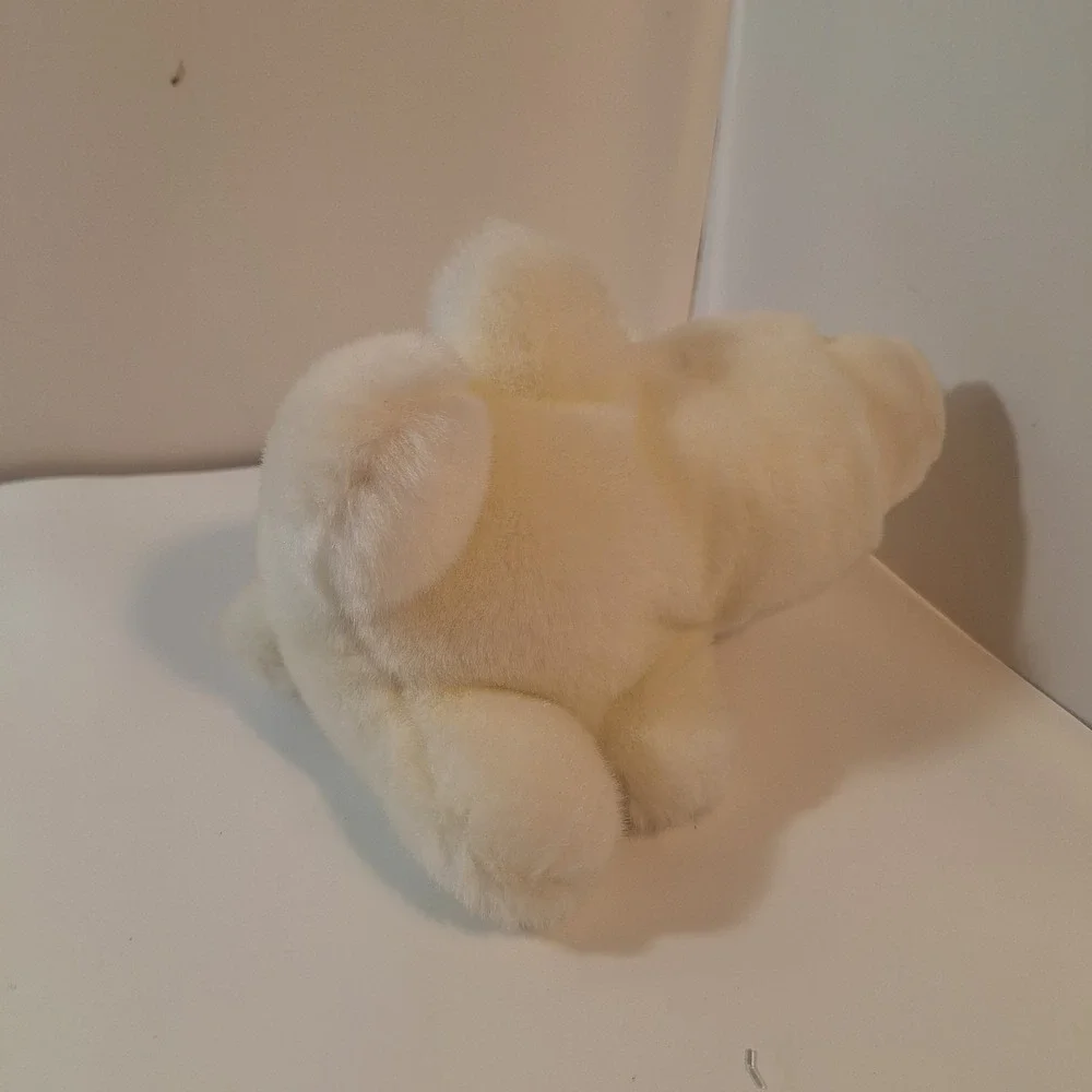 Gund Snuffles White Brown Nose Bear Plush 7